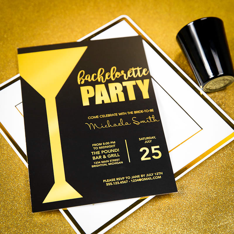 Custom Full Color 5 X 7 Inch Invitation Cards 8