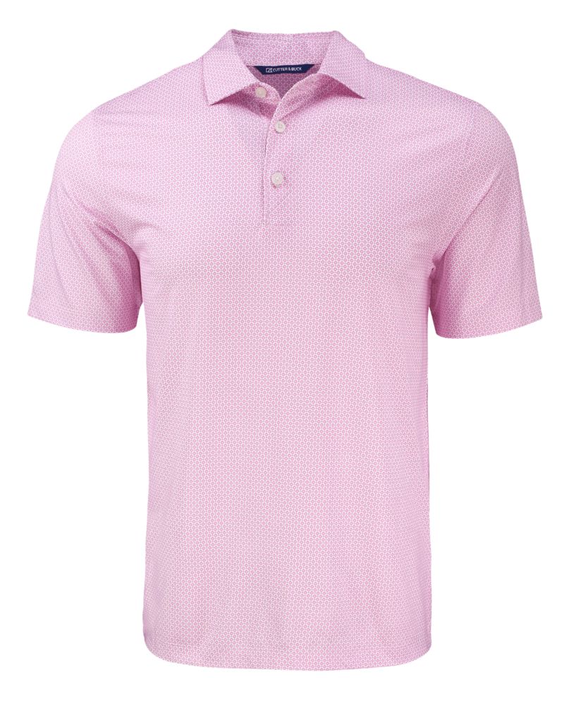 Cutter & Buck Pike Recycled Diamond Dot Print Mens Polo 11
