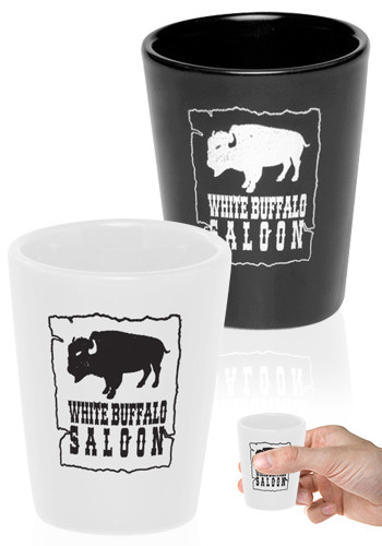 2 oz. Ceramic Shot Glasses