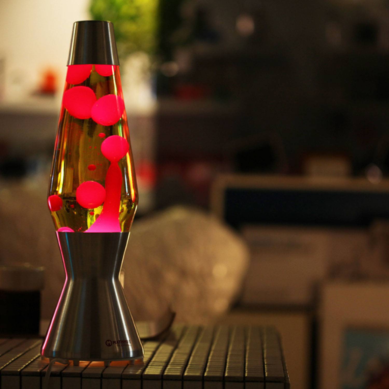 14" Silver Base Colorful Lava Lamp 10