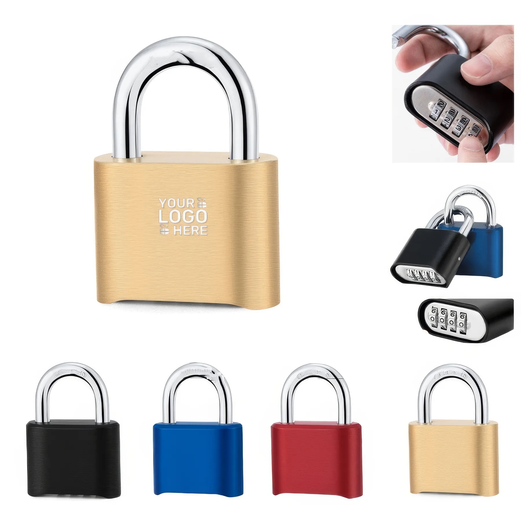Large Heavy Duty 4 Digit Combination Lock 2