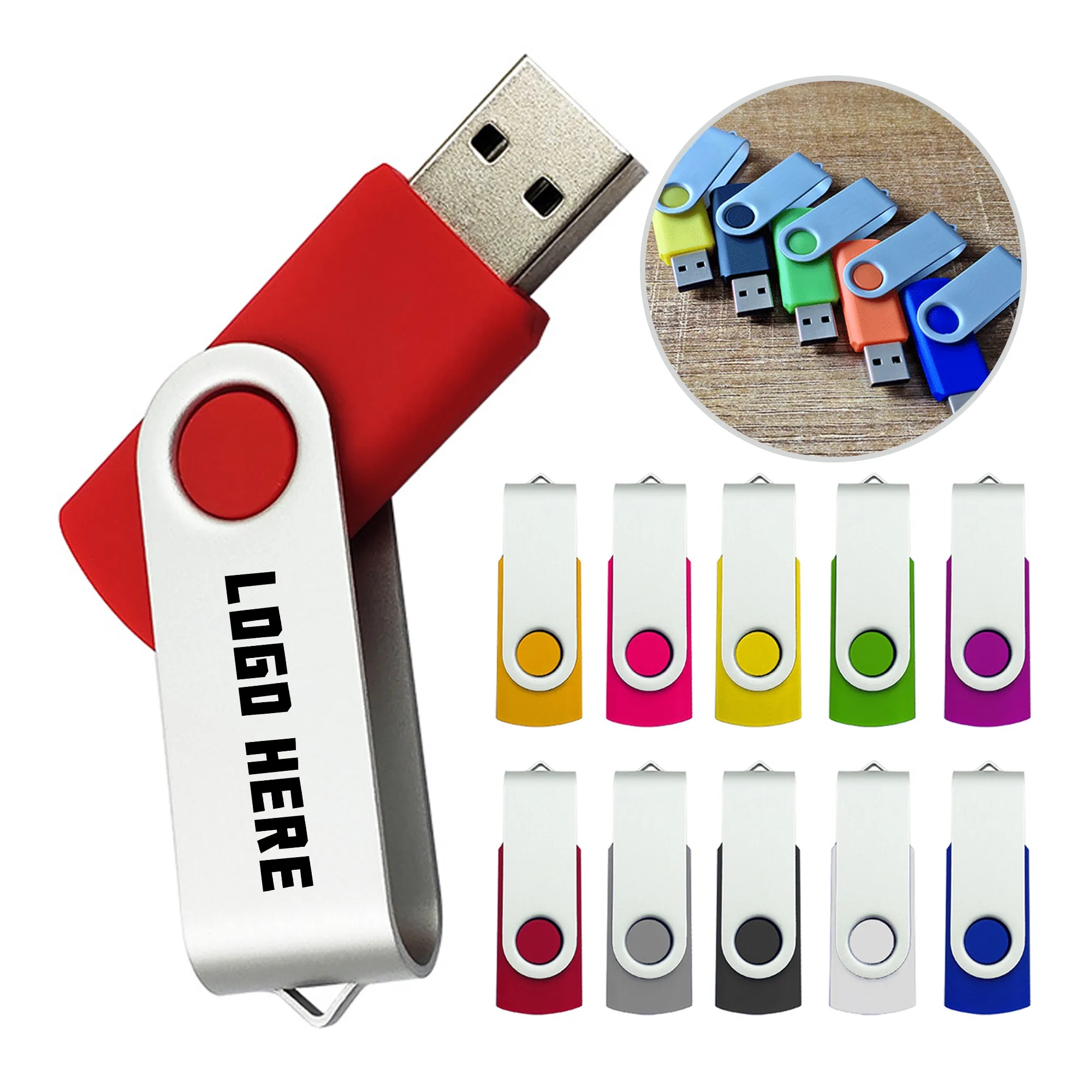 8GB Swivel USB Flash Drive 6