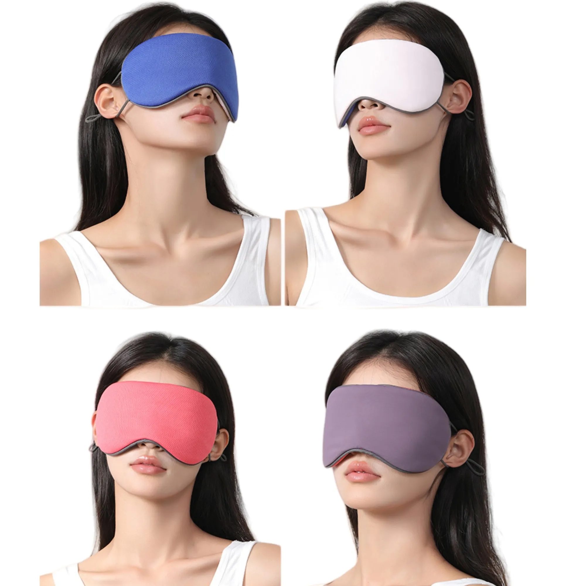 Adjustable Dual Sided Sleeping Eye Mask Warm And Cool 2