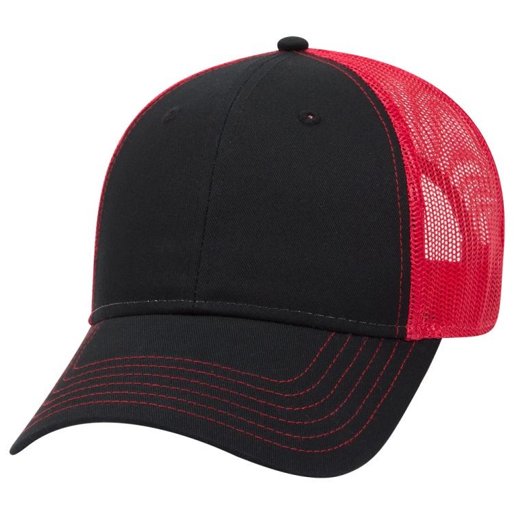 OTTO CAP® 6 Panel Low Profile Mesh Back Trucker Hat 228