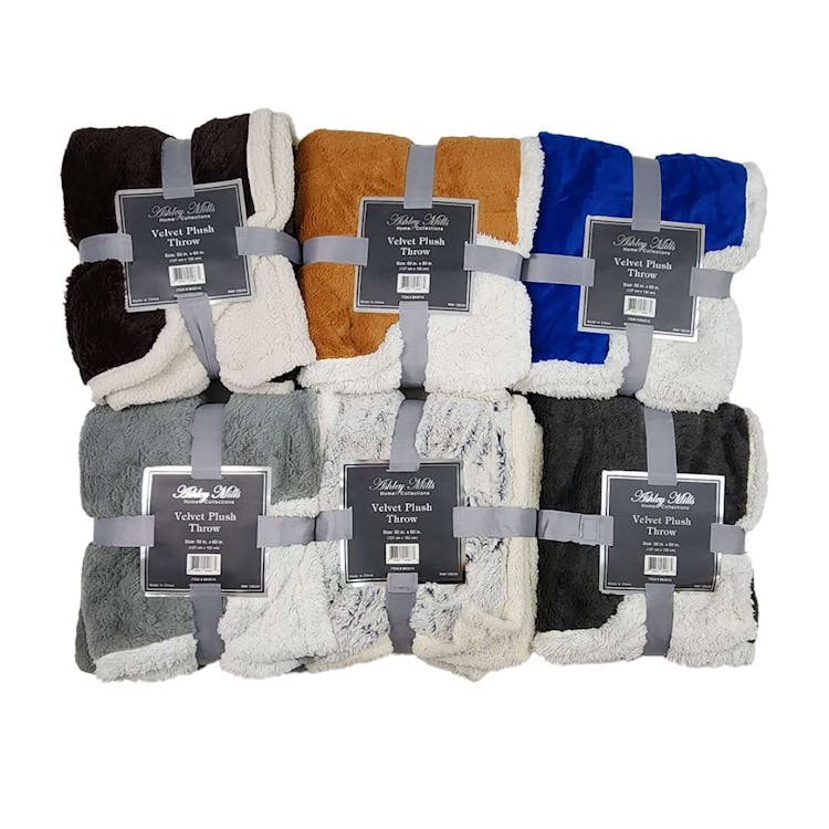 Velvet Plush Throw Blanket 50x60 2