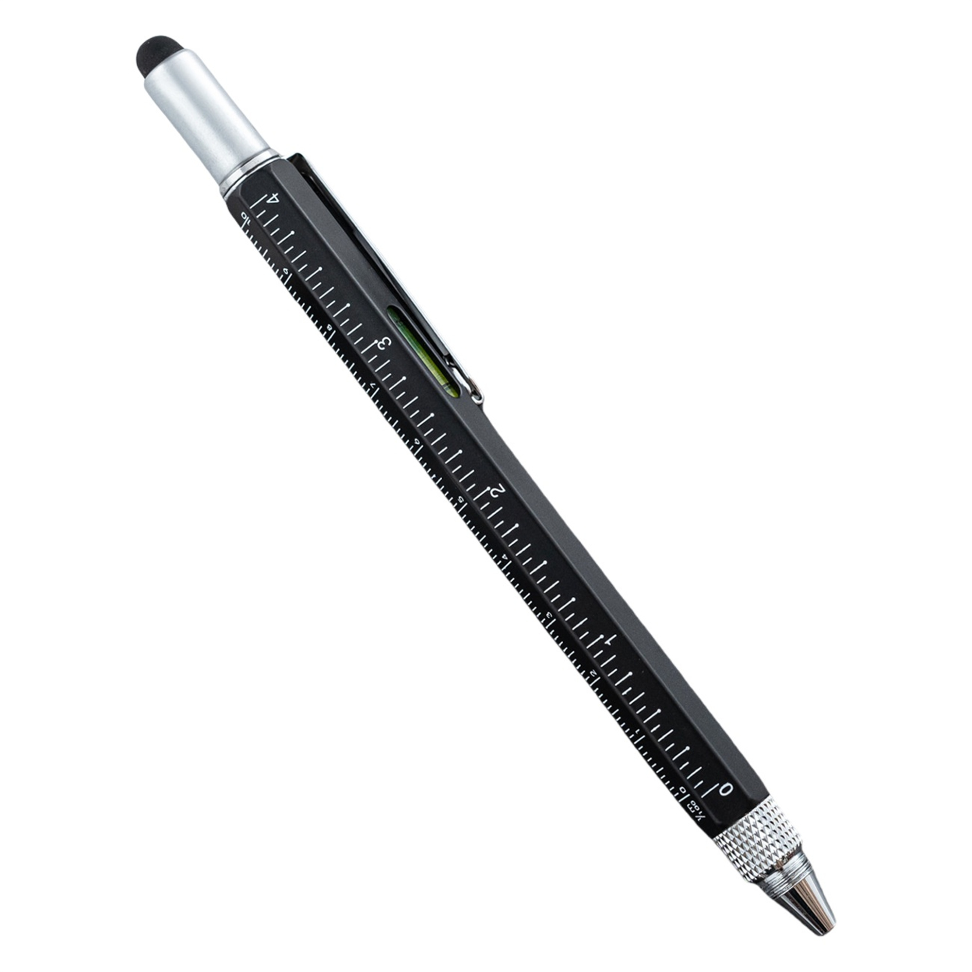 Metal 6 in 1 Multitool Stylus Ruler Ballpoint Pen 8