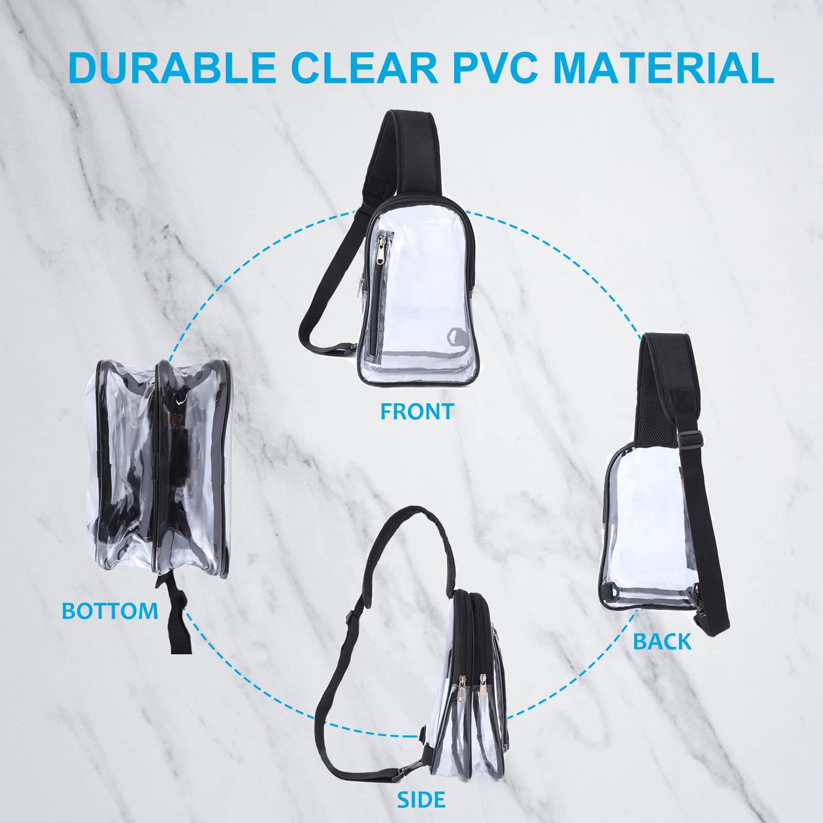 Clear Crossbody Fanny Pack Chest Bag 4