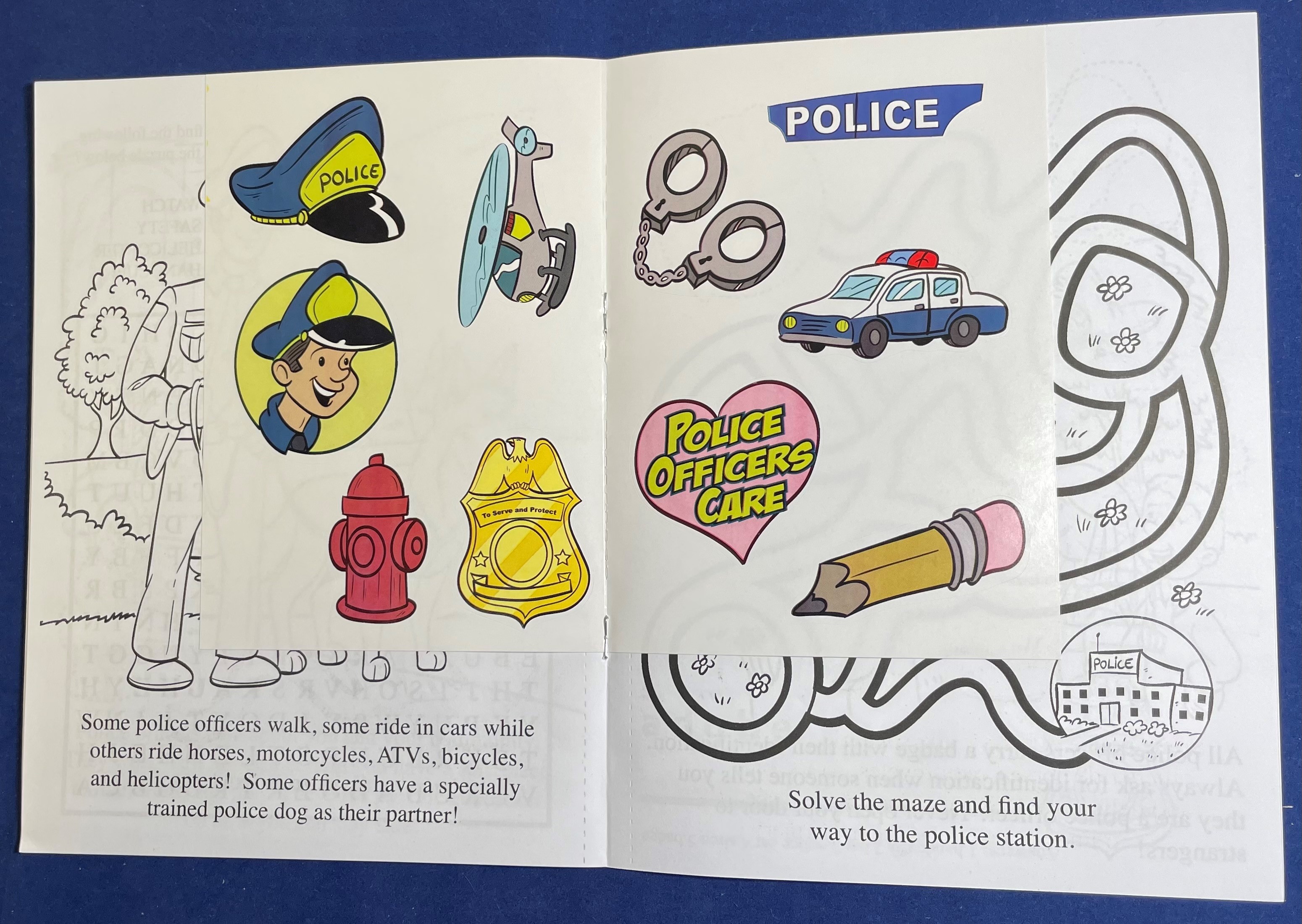 STICKER BOOK - Police Officers Are Your Friends Sticker Book 1