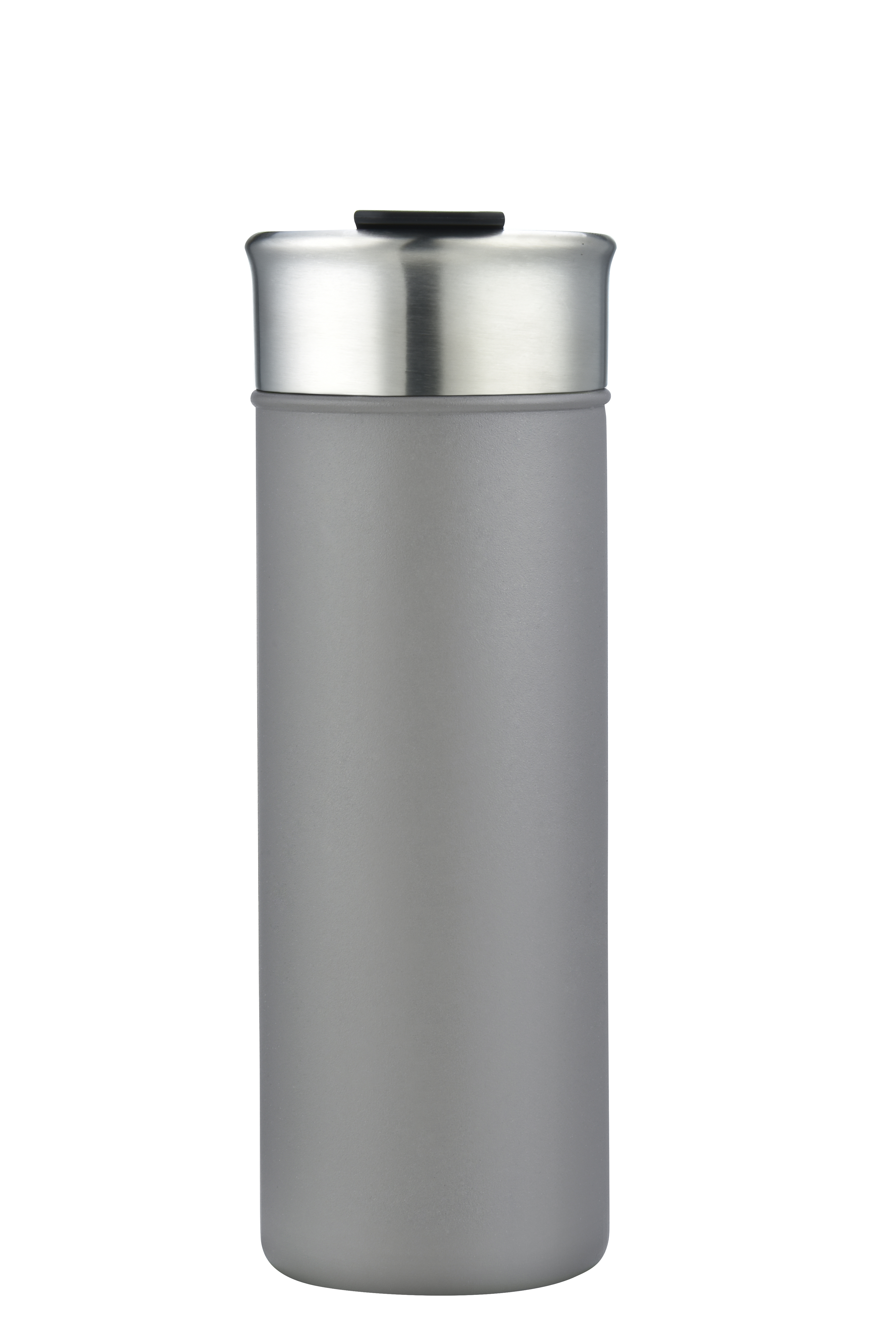 Endura 20 oz Gray Stainless Steel Bottle, custom water bottle with logo imprint 1