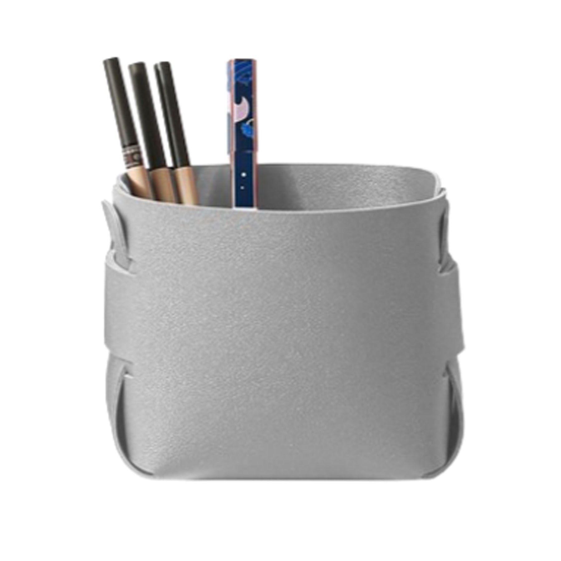 Cork Leather Makeup Brush Holder Organizer 8