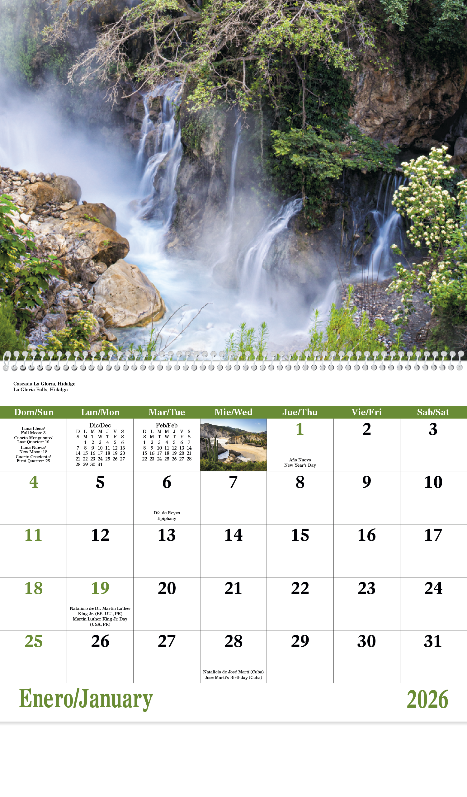 Good Value™ Mexico - Spiral Calendar 12