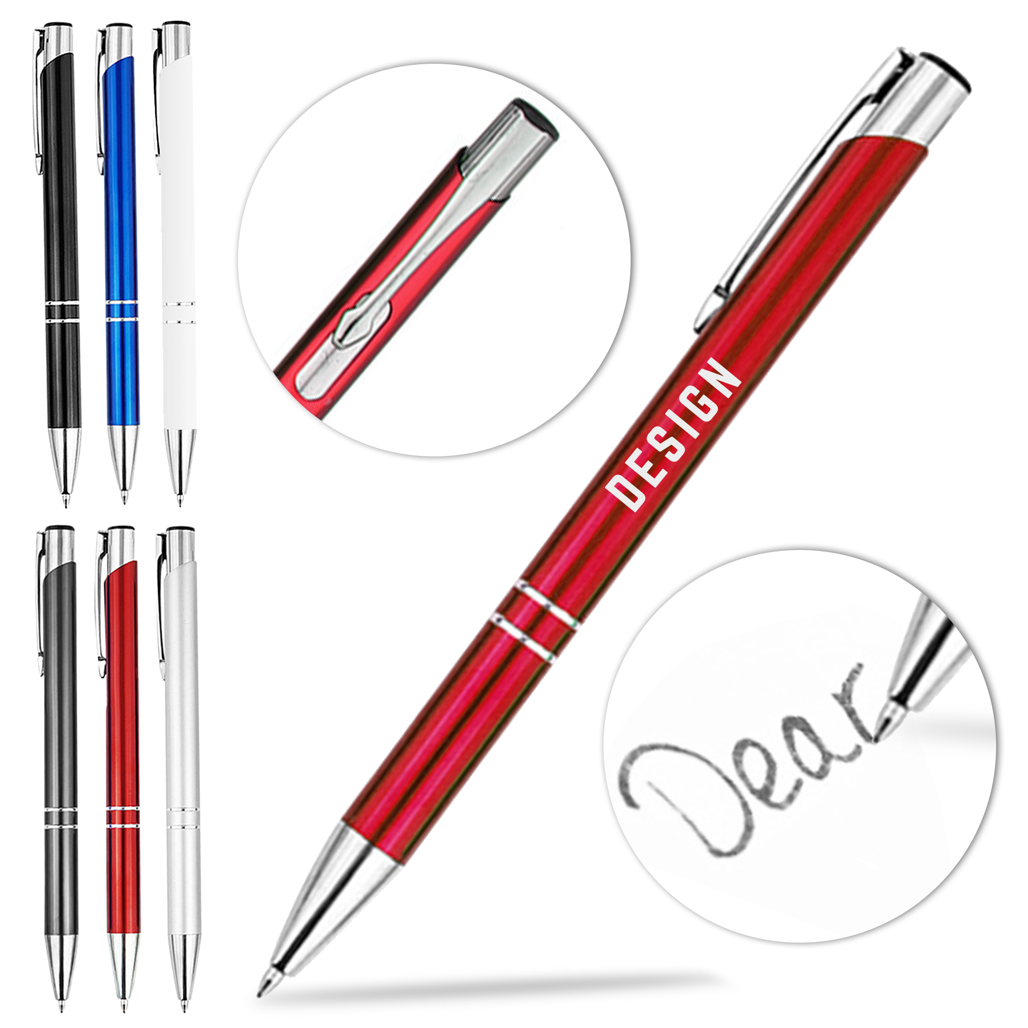 Derby Soft Tactile Slim Metal Pen 4