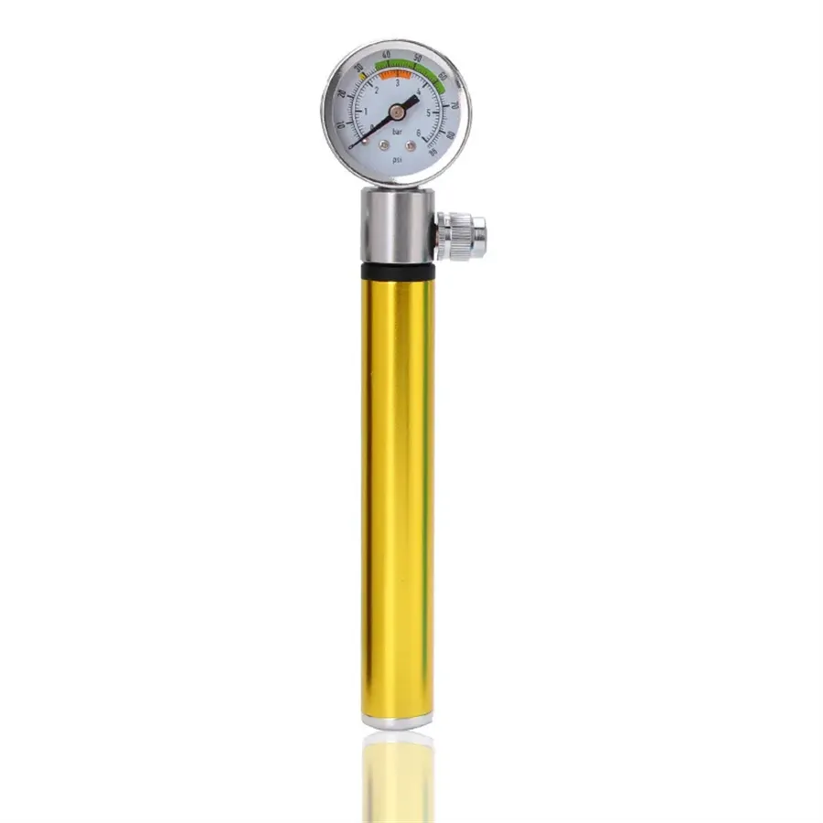 Bike Pump Portable With Pressure Gauge 3