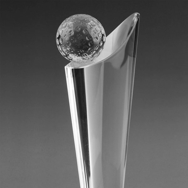Crystal Golf Wave On Black Base 9