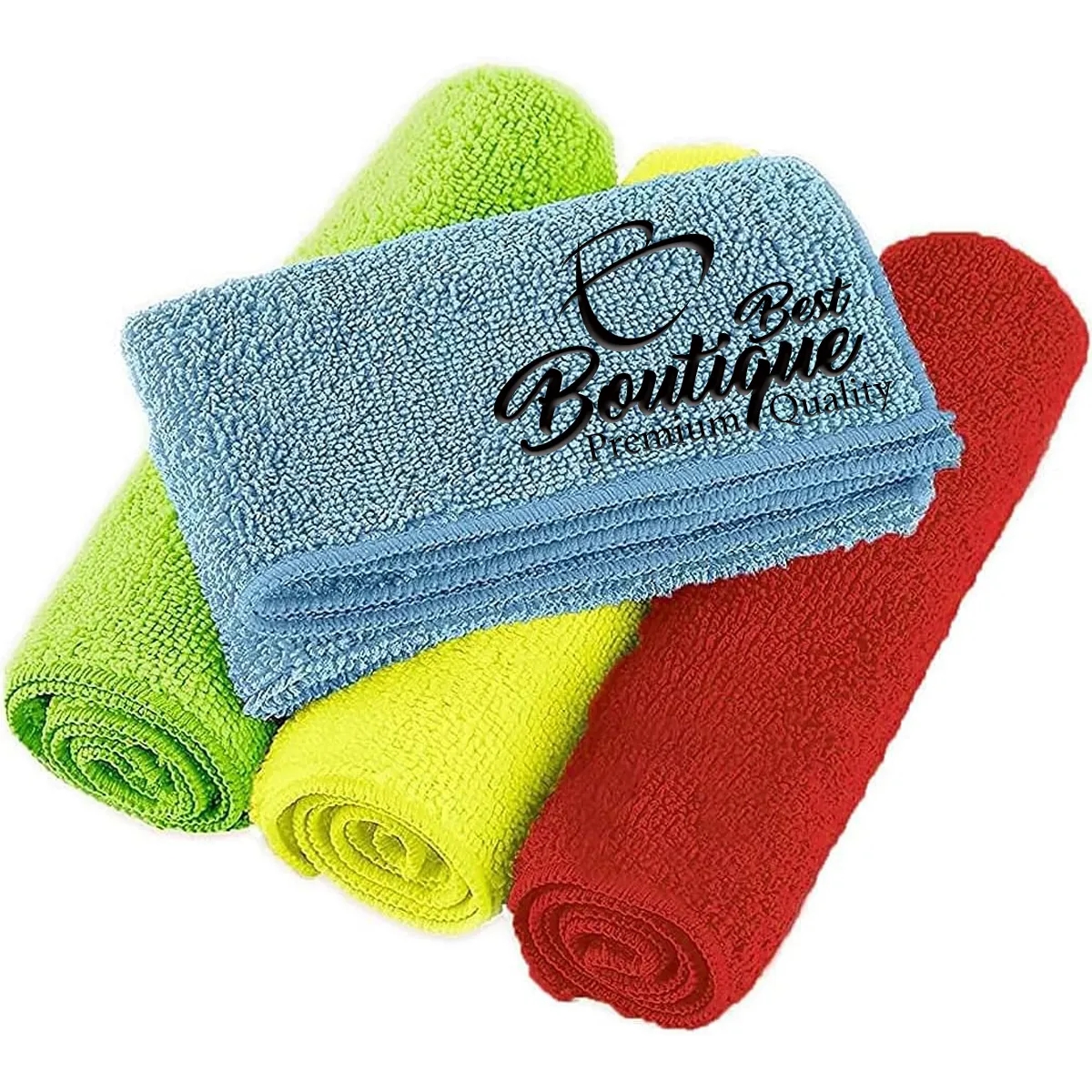 Super Absorbent Durable Reusable Microfiber Cloth Towels 5