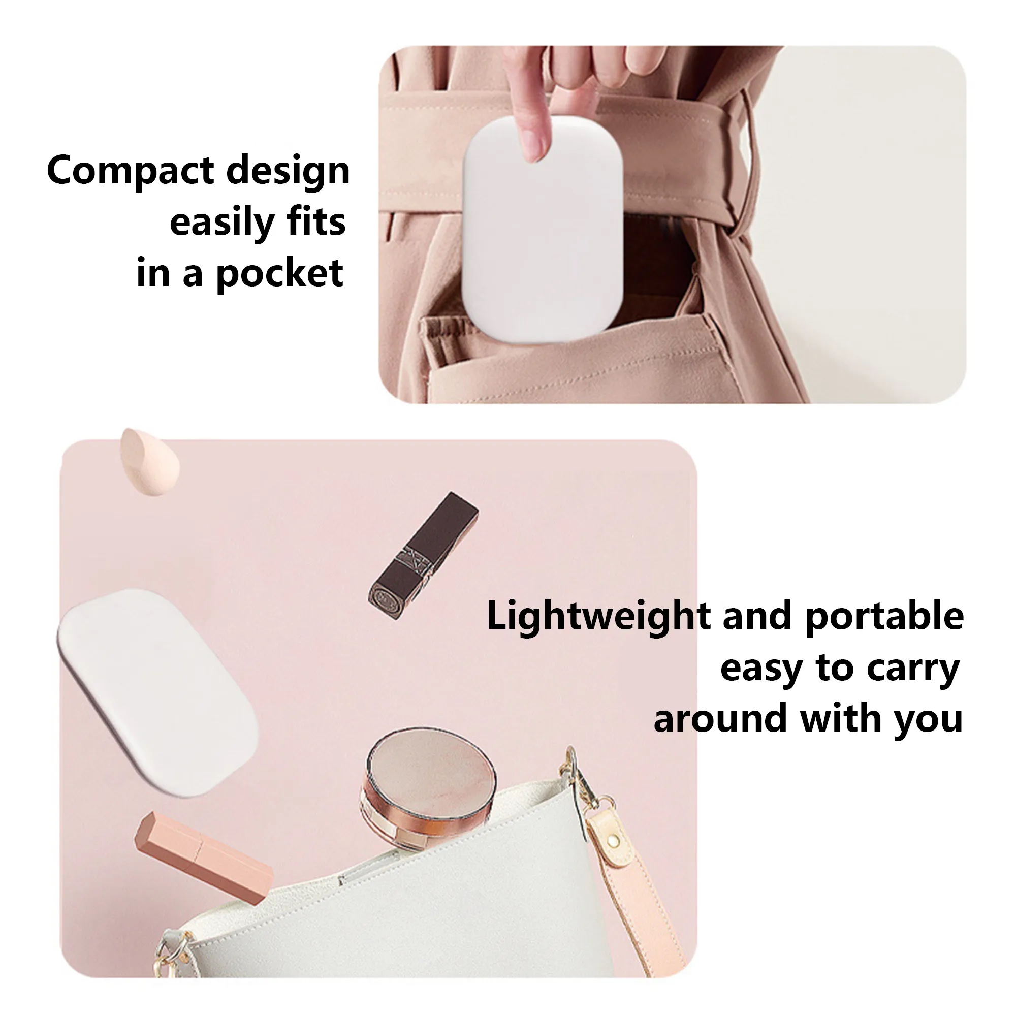LED Folding Makeup Mirror 1