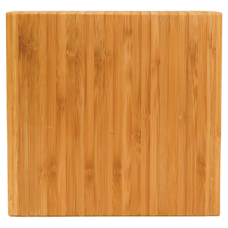 8" x 8" Bamboo Cheese Set with 4 Tools 2
