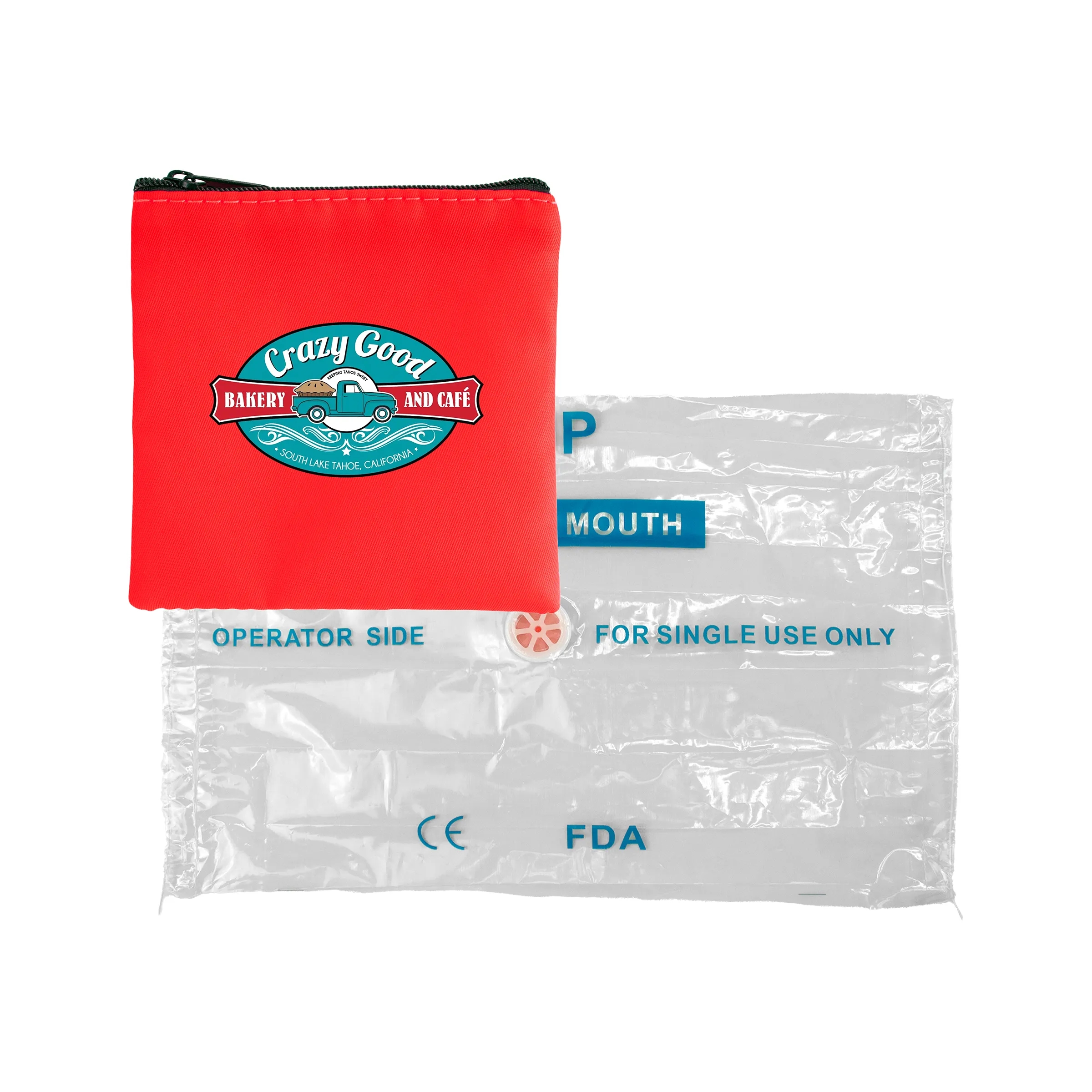 Colorful RPET CPR Face Shield Set 4