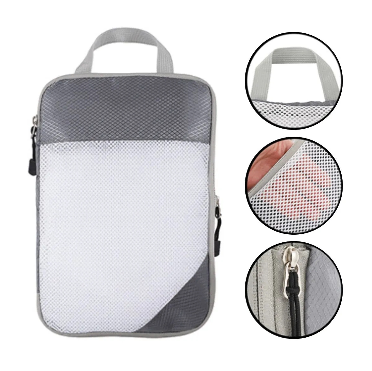 6-Piece Waterproof Travel Organizer Set With Compression 7