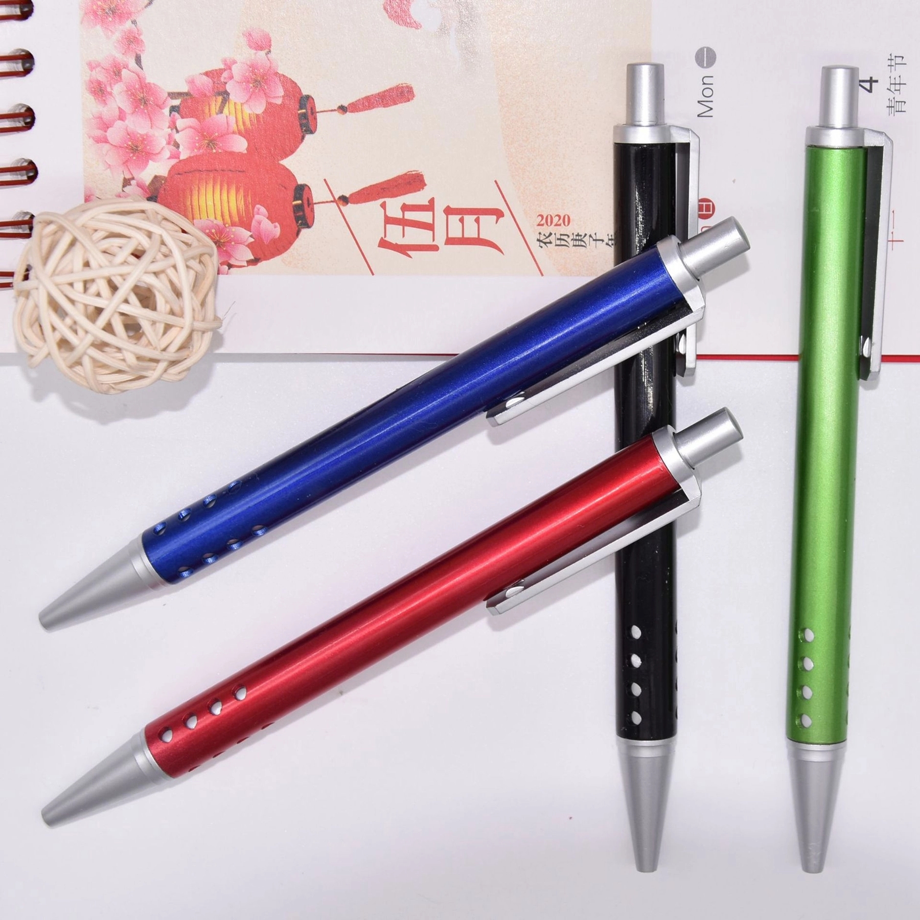 Plastic Ballpoint Pen with Hole 3