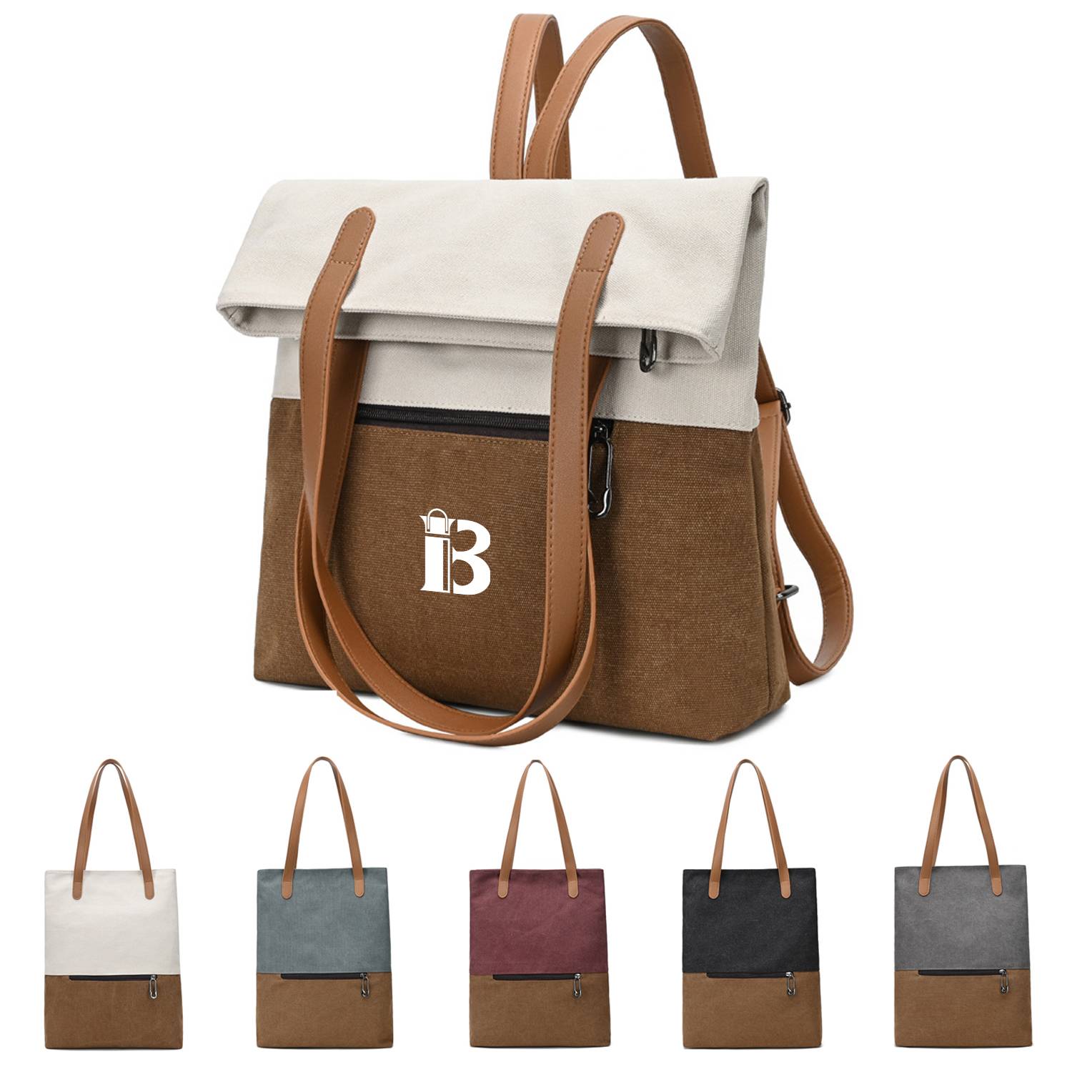 Canvas Shoulder Backpack 2