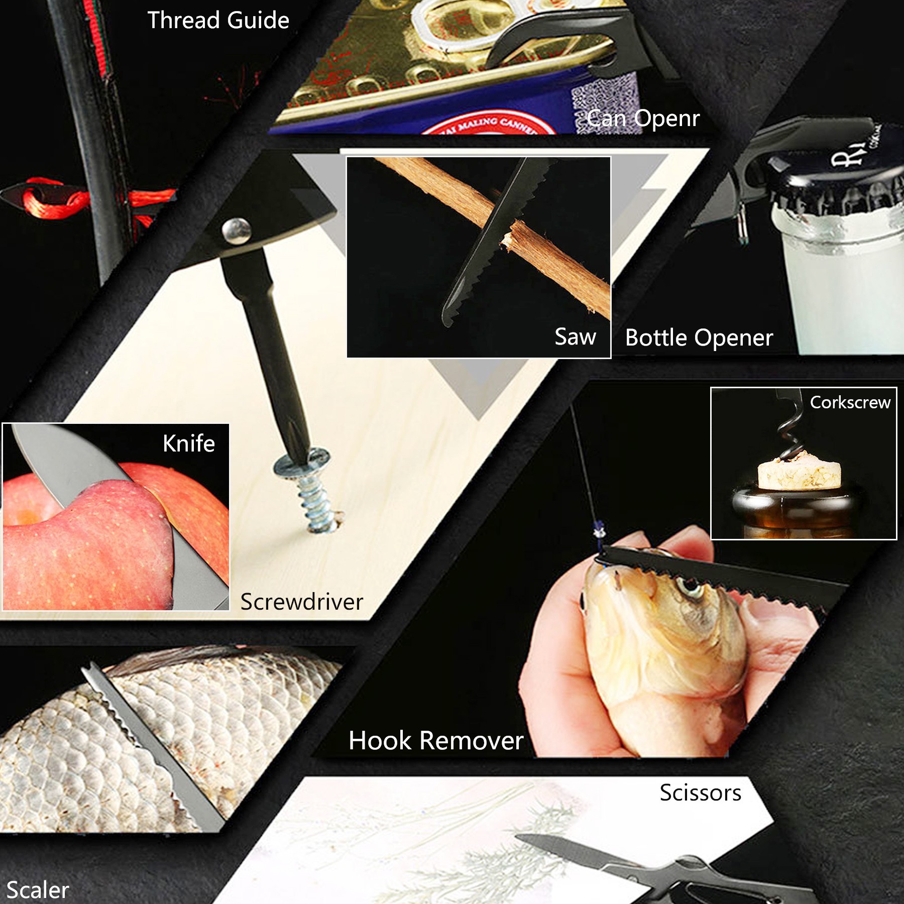 Ultimate Multi Functional Knife Tool Kit 14