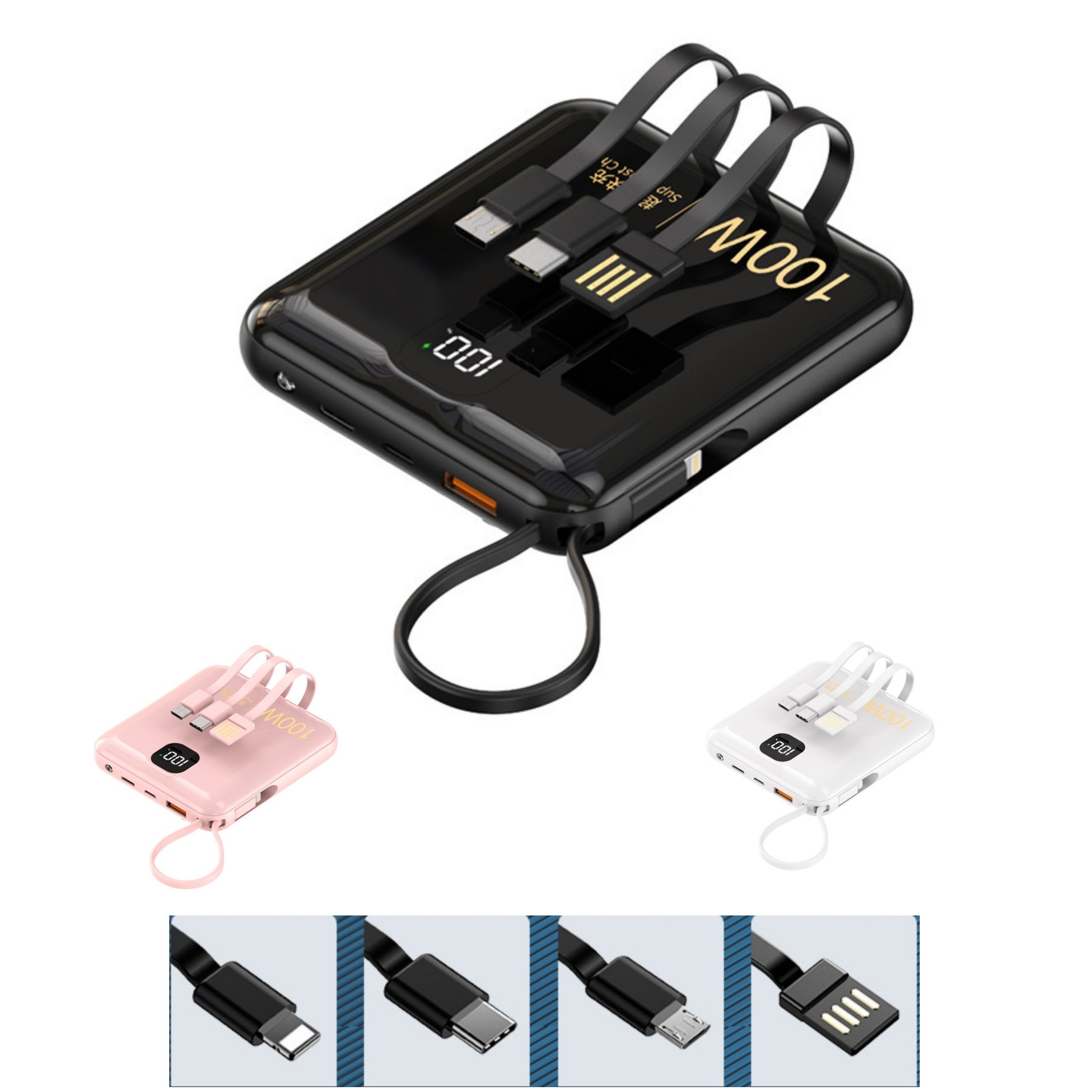 10000 mAh Wireless Mini Power Bank 1