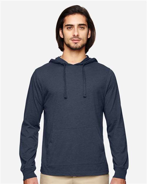 Unisex Eco Jersey Pullover Hooded Long Sleeve T-Shirt - EC1085 22
