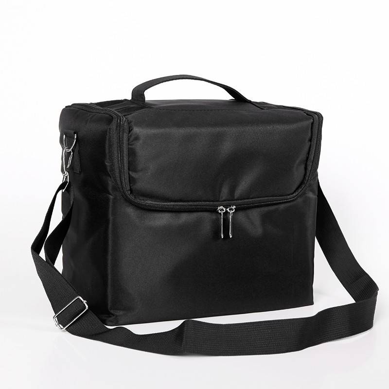 Black Travel Makeup Bag Storage Box For Women 4