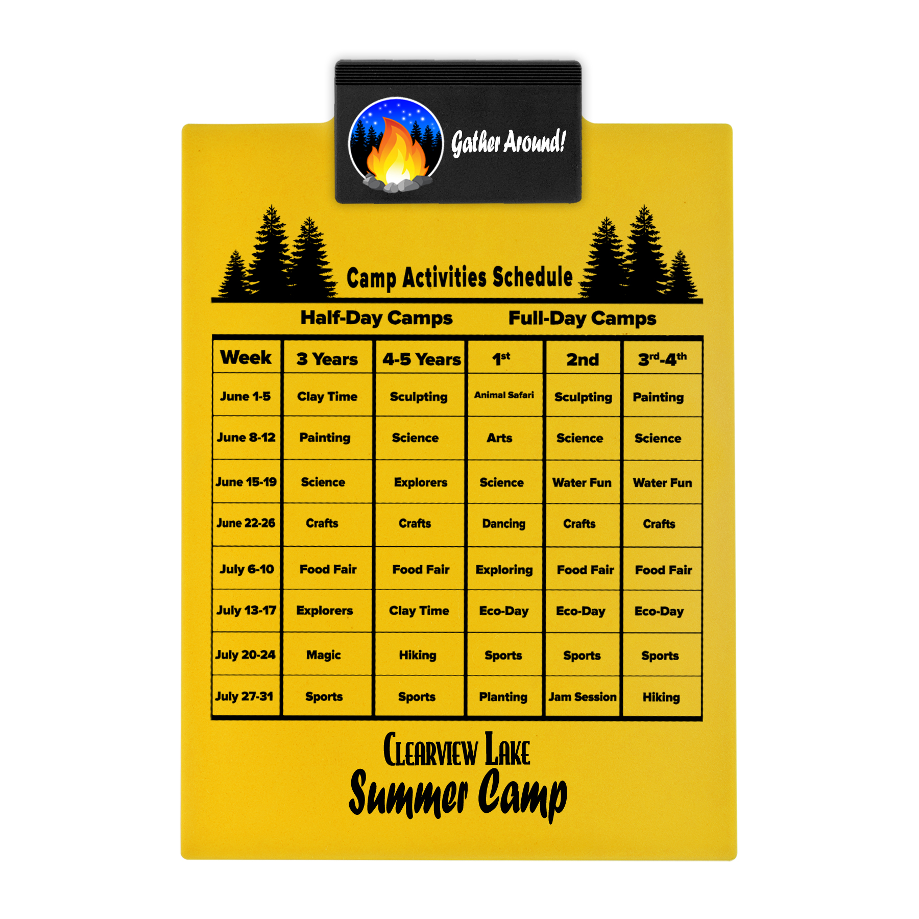 Letter Clipboard - Digital Imprint 5