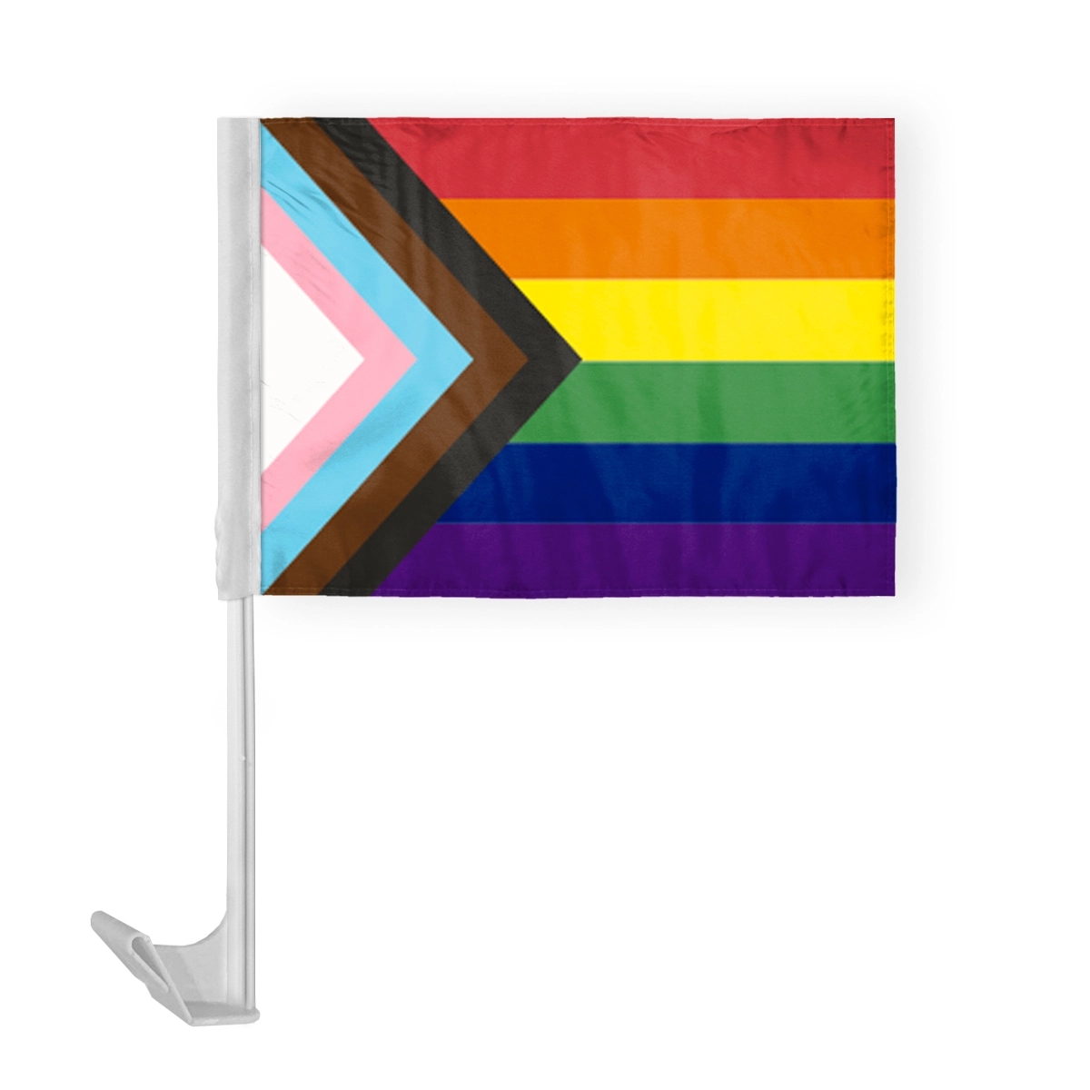 12 " x 16 " ePoly Progressive Pride Economy Car Flag 2