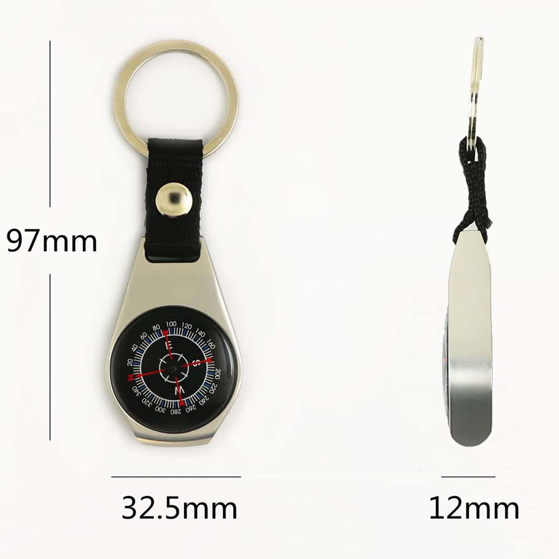 Compass Keychain
