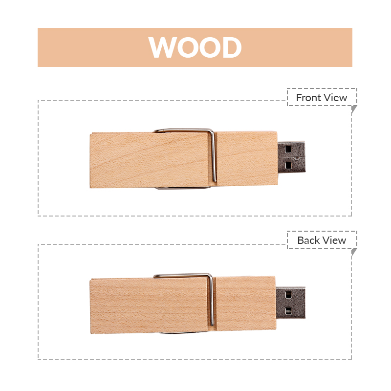 Clothespin Clip Style USB Flash Drive 5