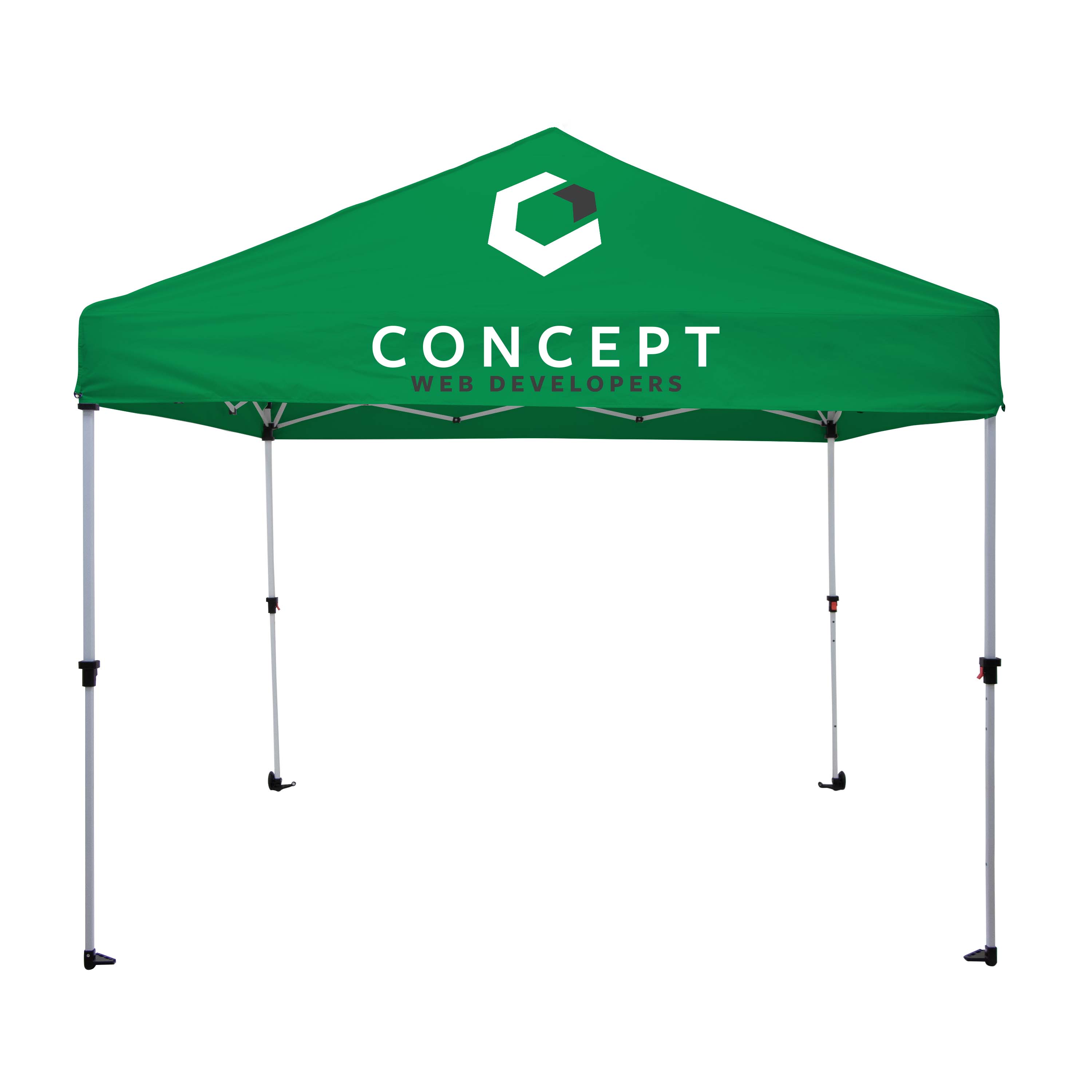 10' Omni Tent Kit (Full-Color Imprint, 2 Locations) 1