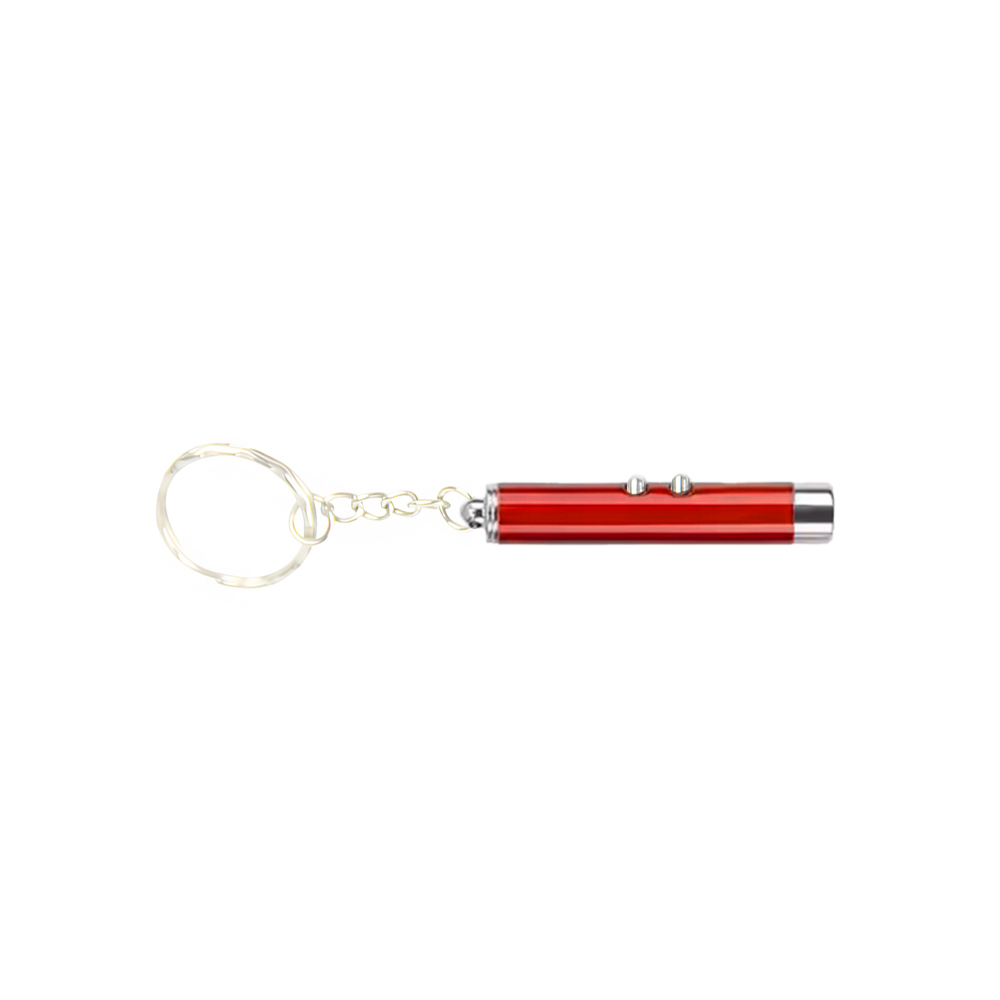 Laser Pointer Keychain With LED Flashlight 4