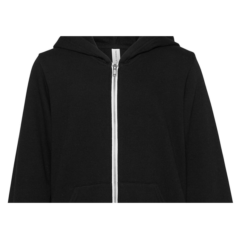 Bella + Canvas Youth Sponge Fleece Full-Zip Hooded Sweatshirt 11