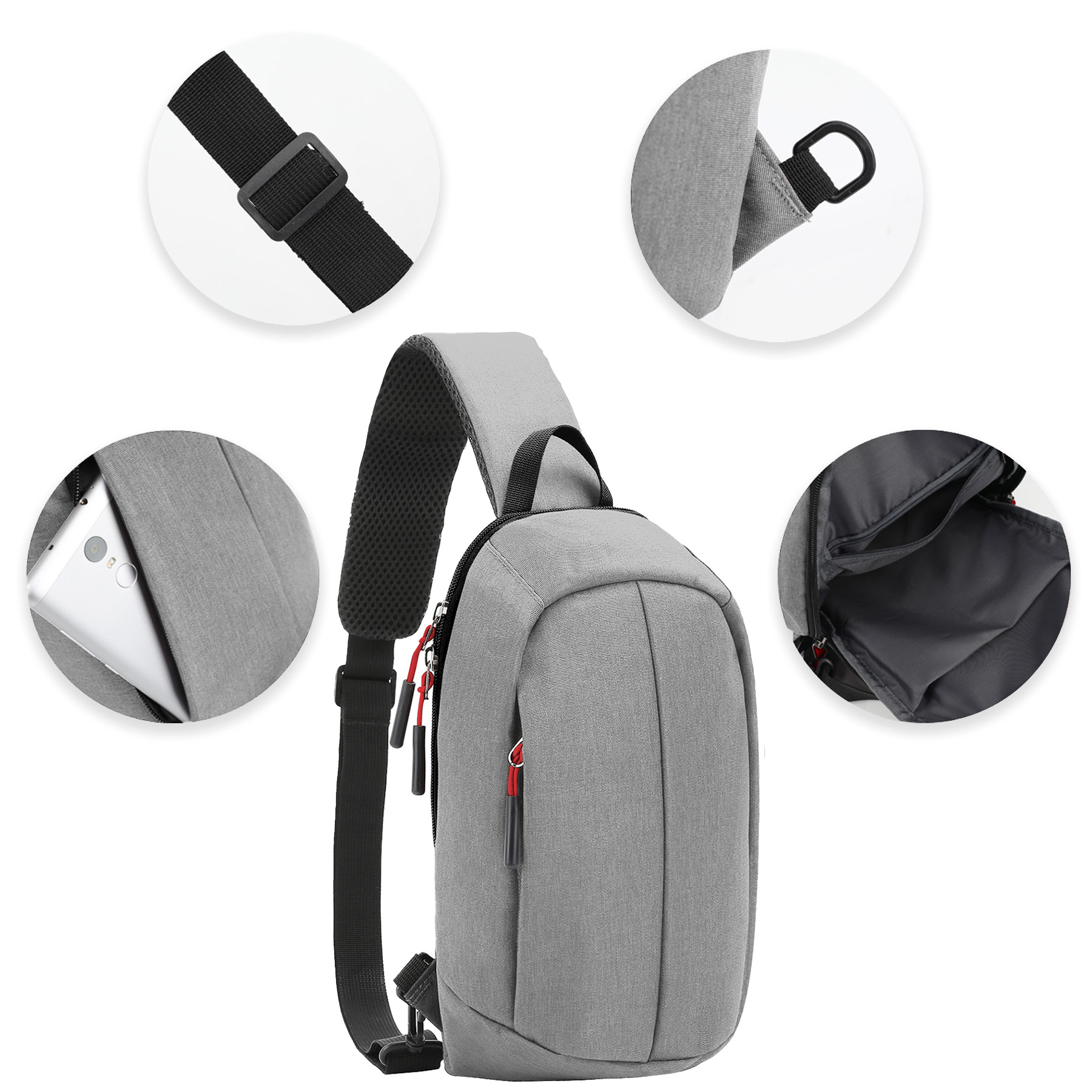 Travel Sling Bag Backpack (Ocean) 8