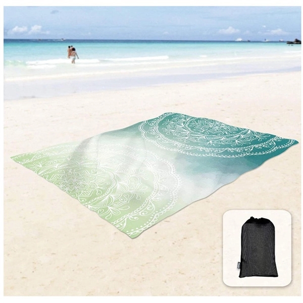 Ultra-thin Folding Pocket Beach Blanket 6