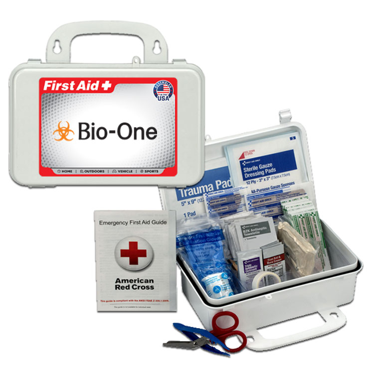 10 Person Bulk Plastic First Aid Kit, ANSI Compliant 6