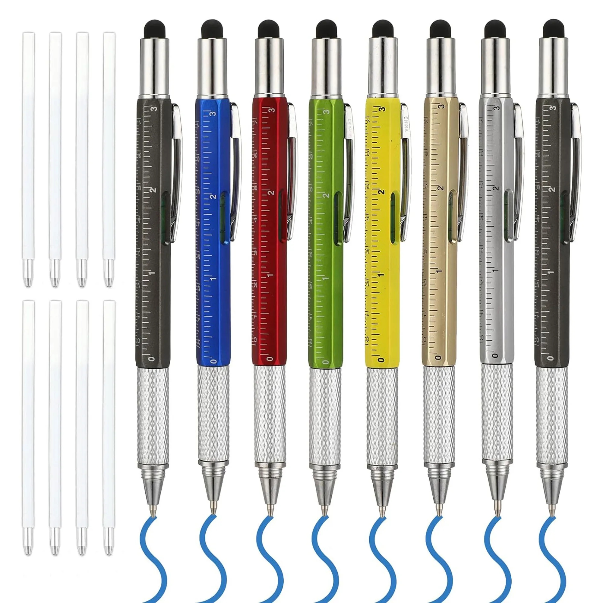 Multi 6 in 1 Tool Ballpoint Pen MOQ 100PCS 2