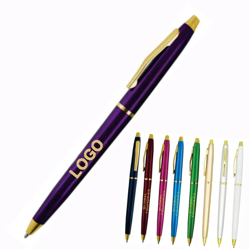Cooper Retractable Pen with Gold Trim 6
