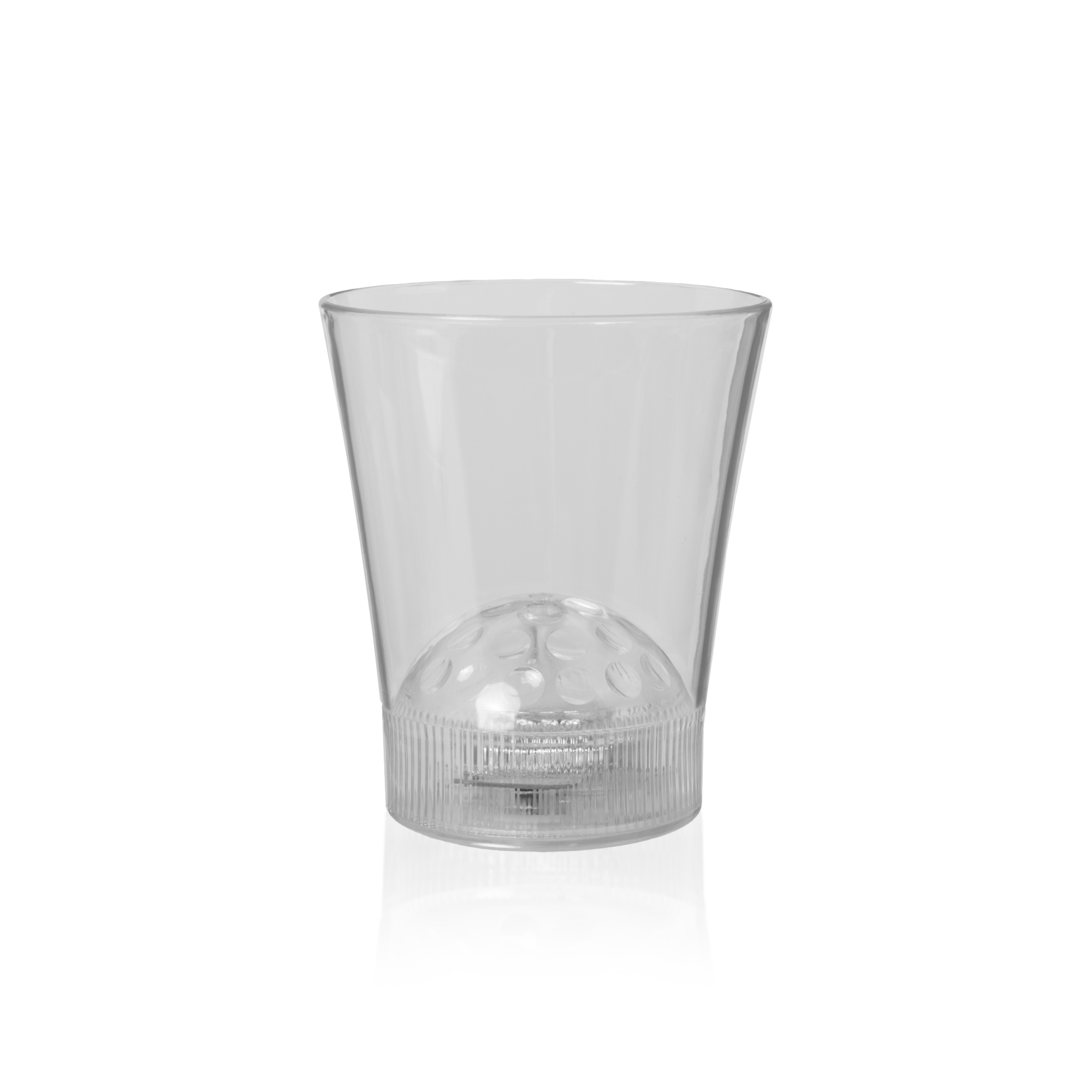 8 oz Light Up LED Disco Ball Rocks Glass 4