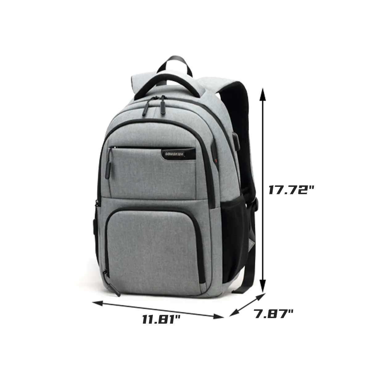 Waterproof Casual Laptop Backpack with USB Charging Port 5