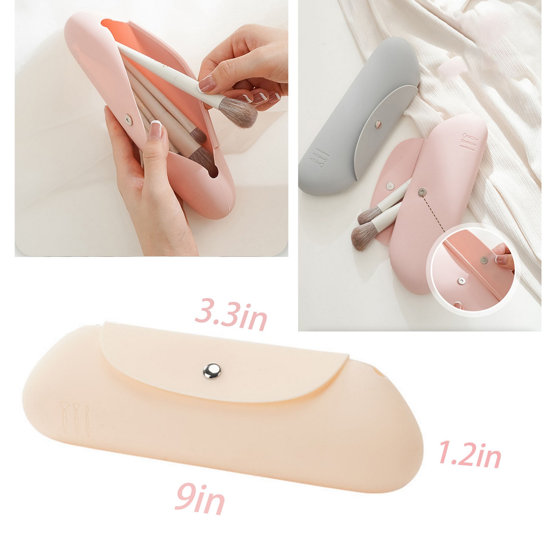 Cosmetic Bag With Magnetic Closure 3
