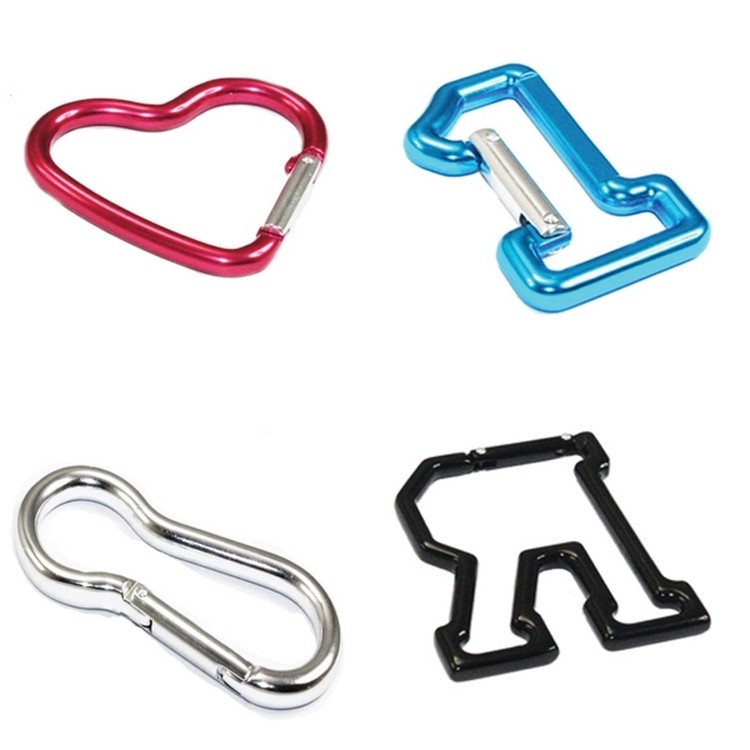 Heart Shaped Aluminum Carabiner Climbing Hook 2