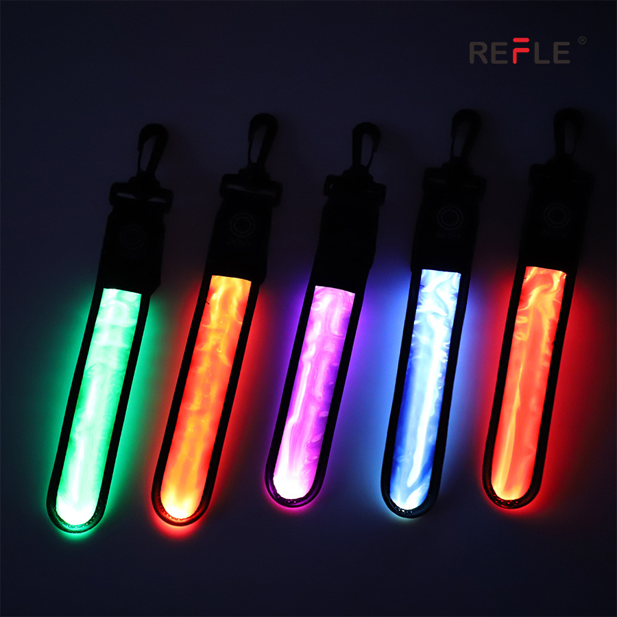 Led Glowing Reflective Backpack Strip 2