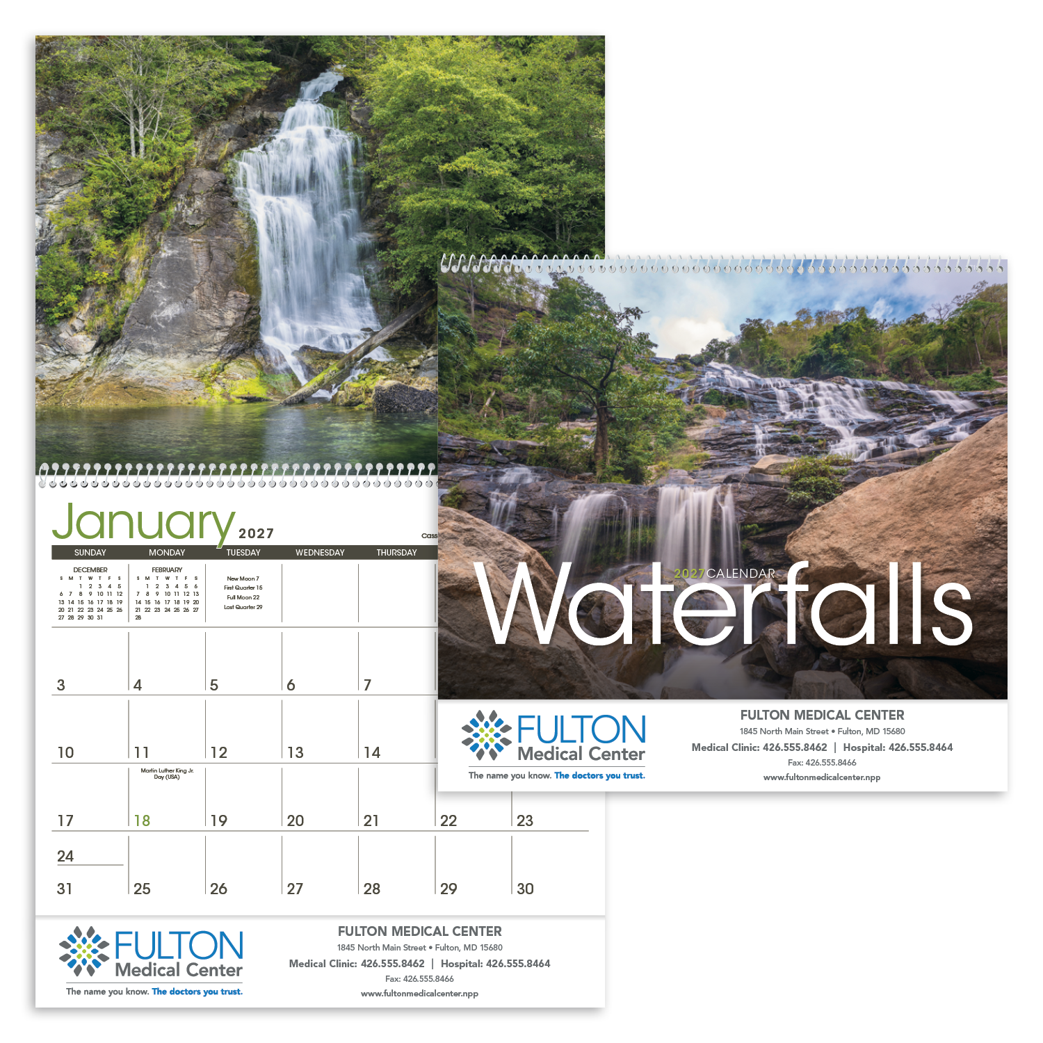Triumph® Calendars Waterfalls Calendar 60
