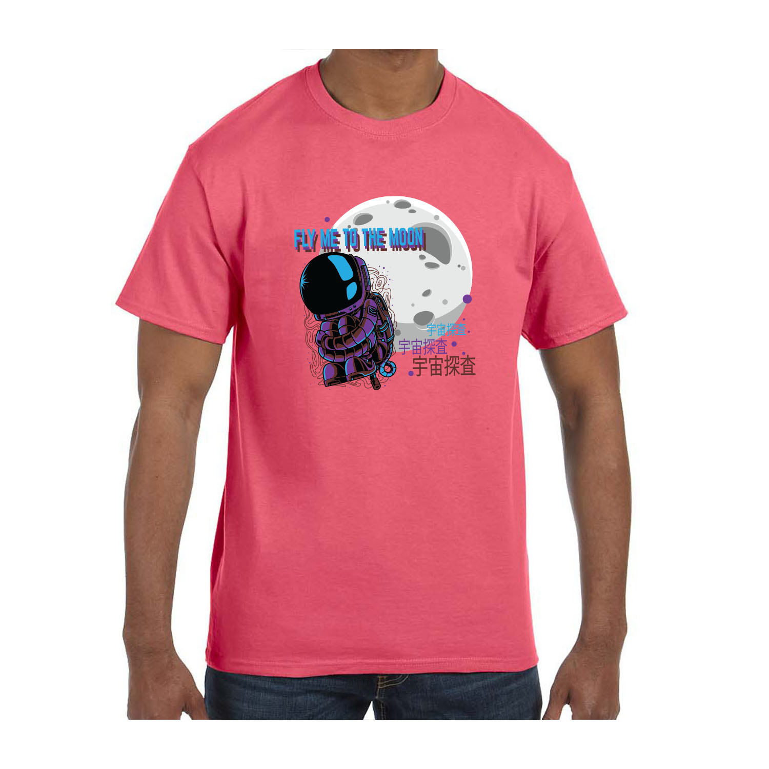 Gildan™ 5.3 oz Cotton Pre-Shrunk T-Shirt (Full Color Imprint) 9
