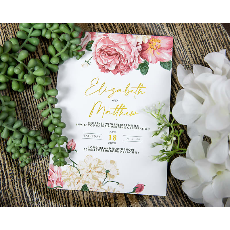 Custom Full Color 5 X 7 Inch Invitation Cards 57
