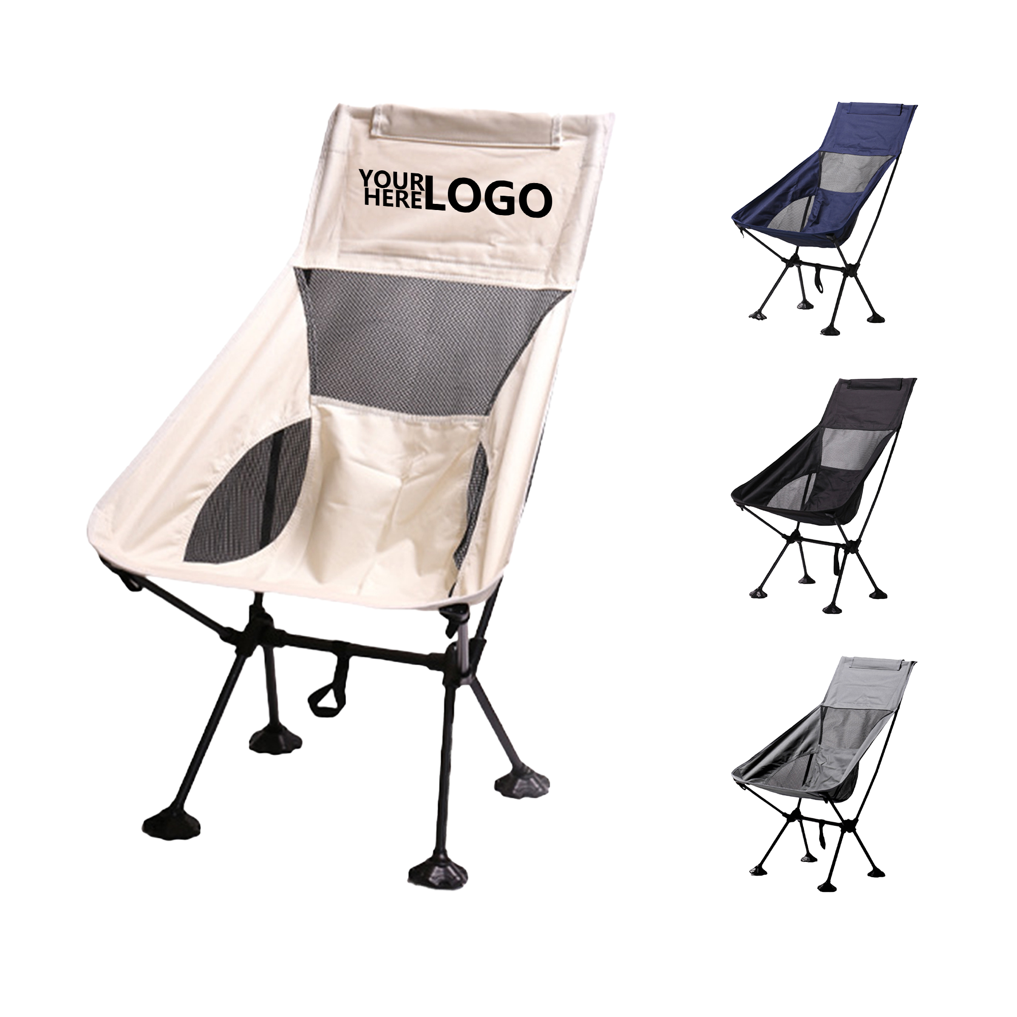 Outdoor Oxford Fabric Folding Camping Chair 2